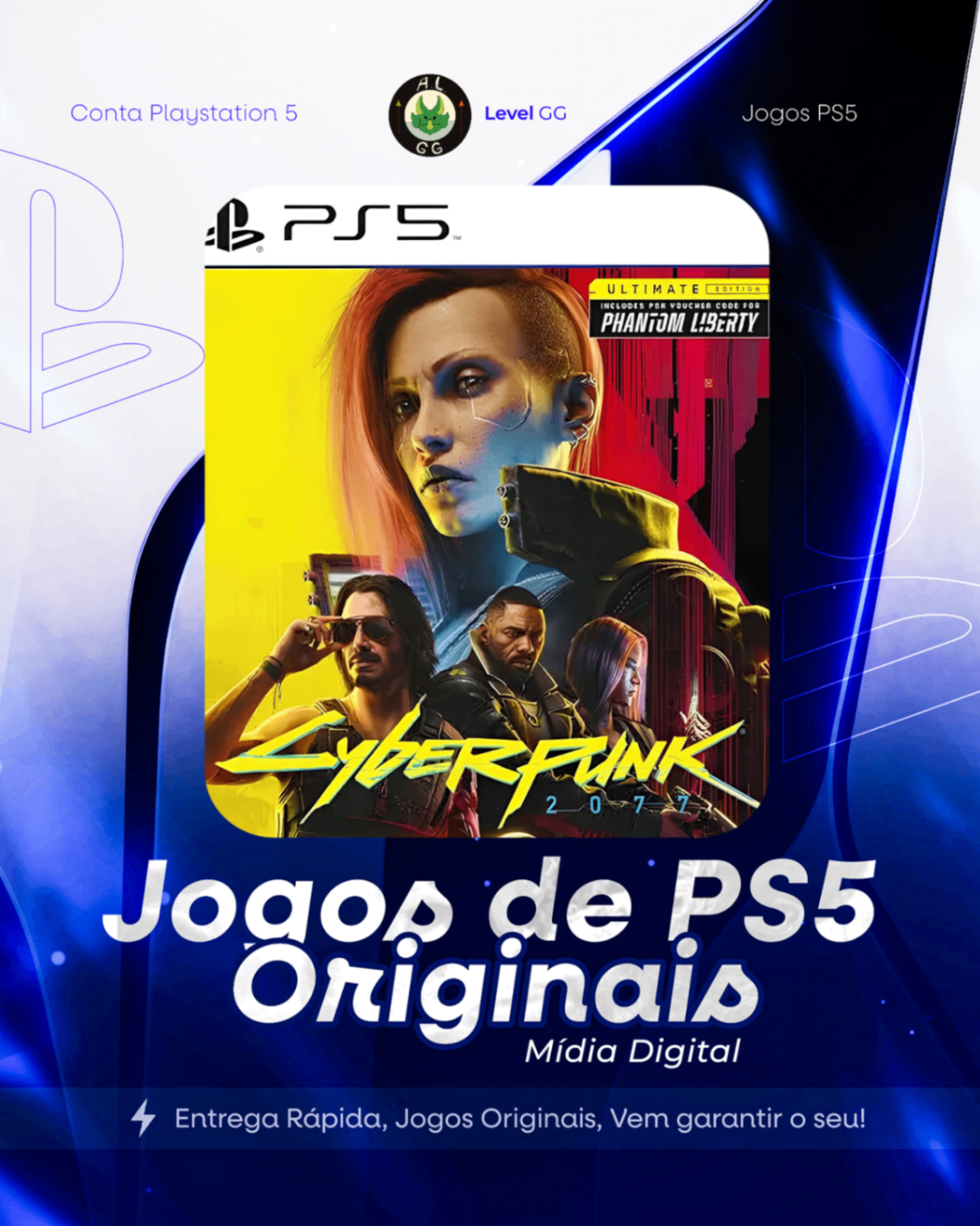 Cyberpunk 2077: Ultimate Edition - Ps5 Mídia digital Primária