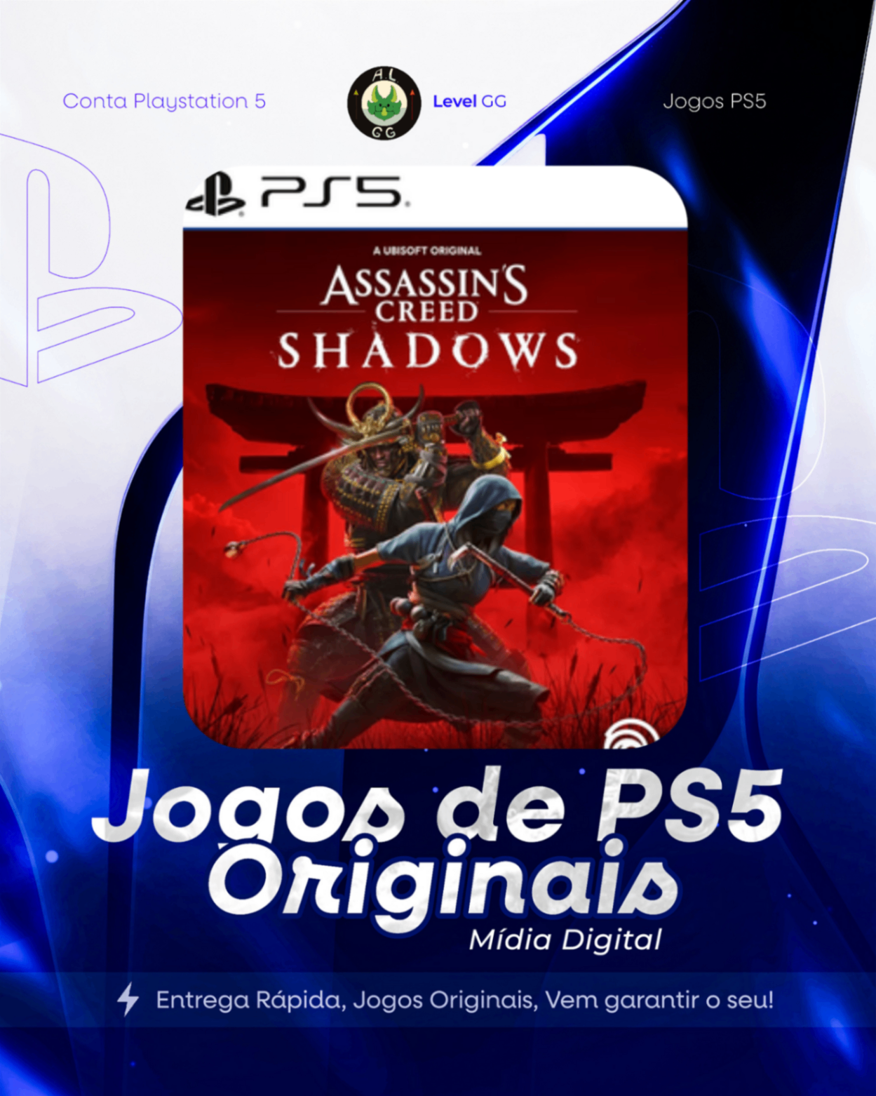 Assassin's Creed Shadows - Ps5 Mídia digital
