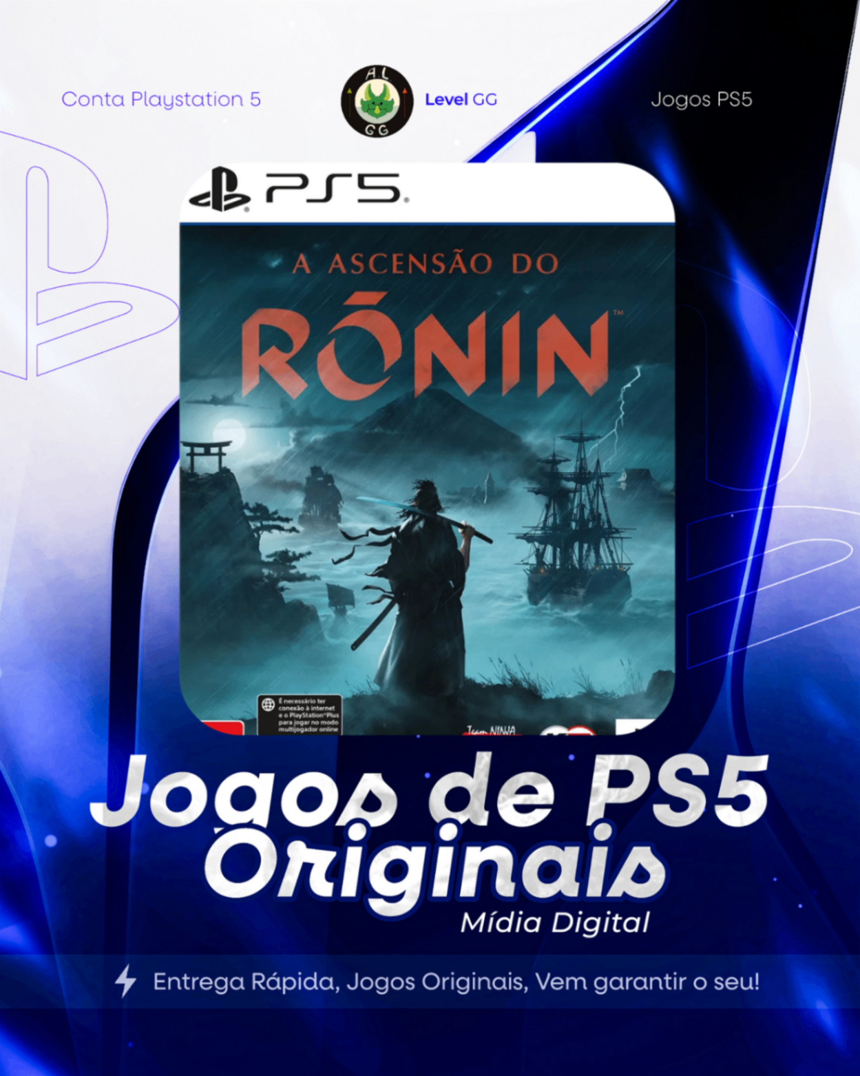 A ascensão do Ronin™ - Ps5 Mídia digital Primária