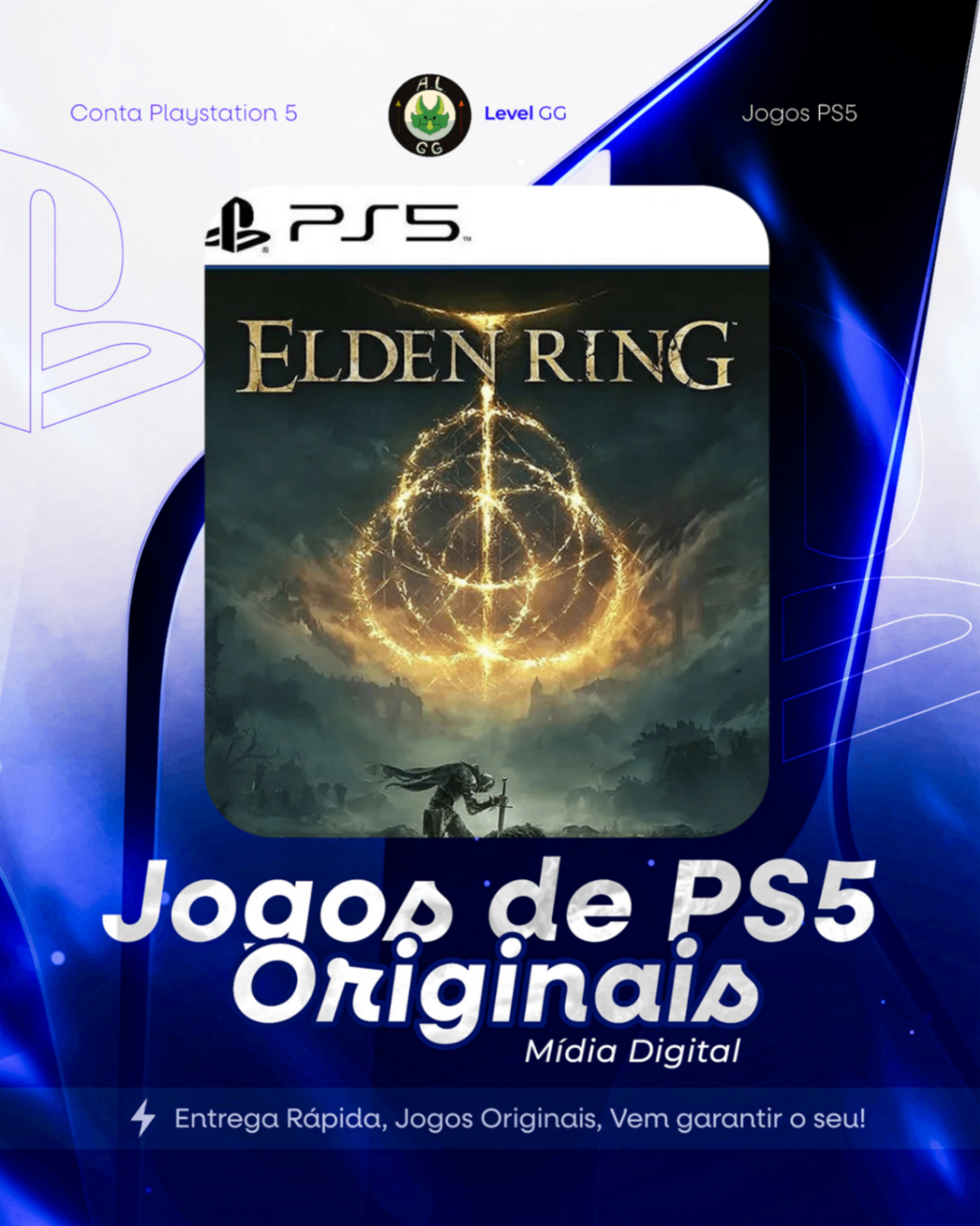 Elden Ring - Ps5 Mídia digital Primária