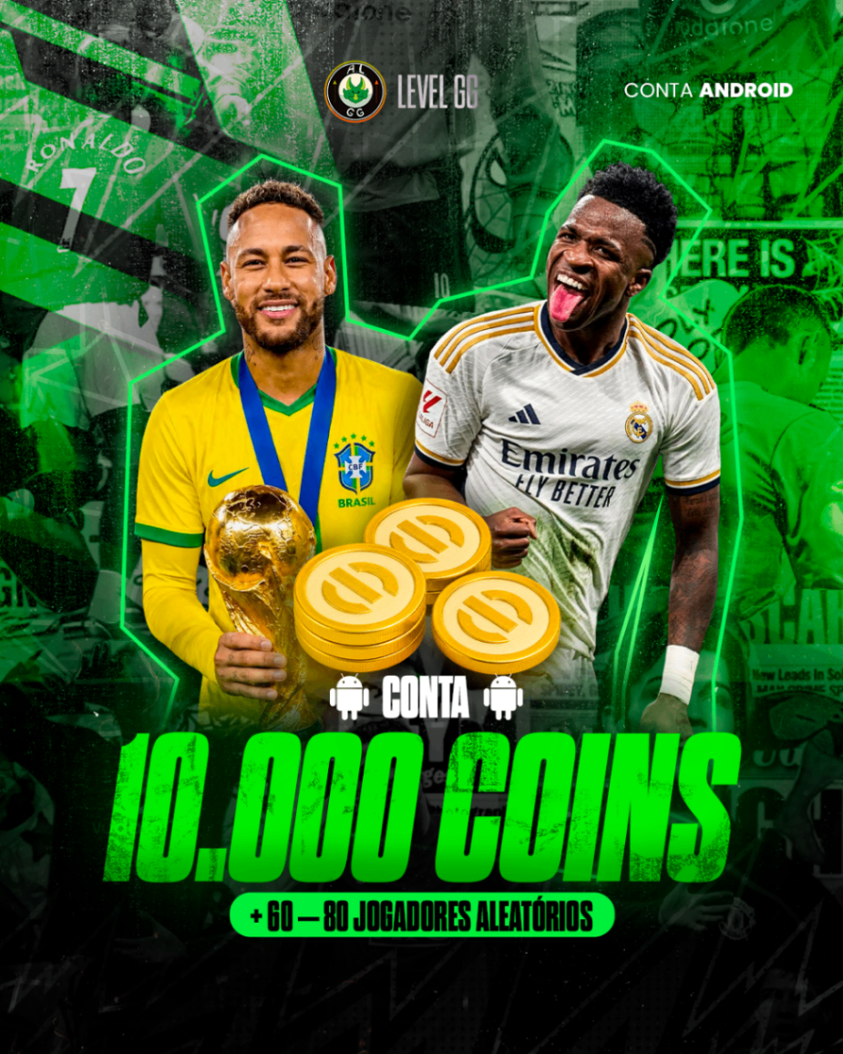 [ANDROID] CONTA 10.000 COINS + 60 – 80 JOGADORES ALEATÓRIOS