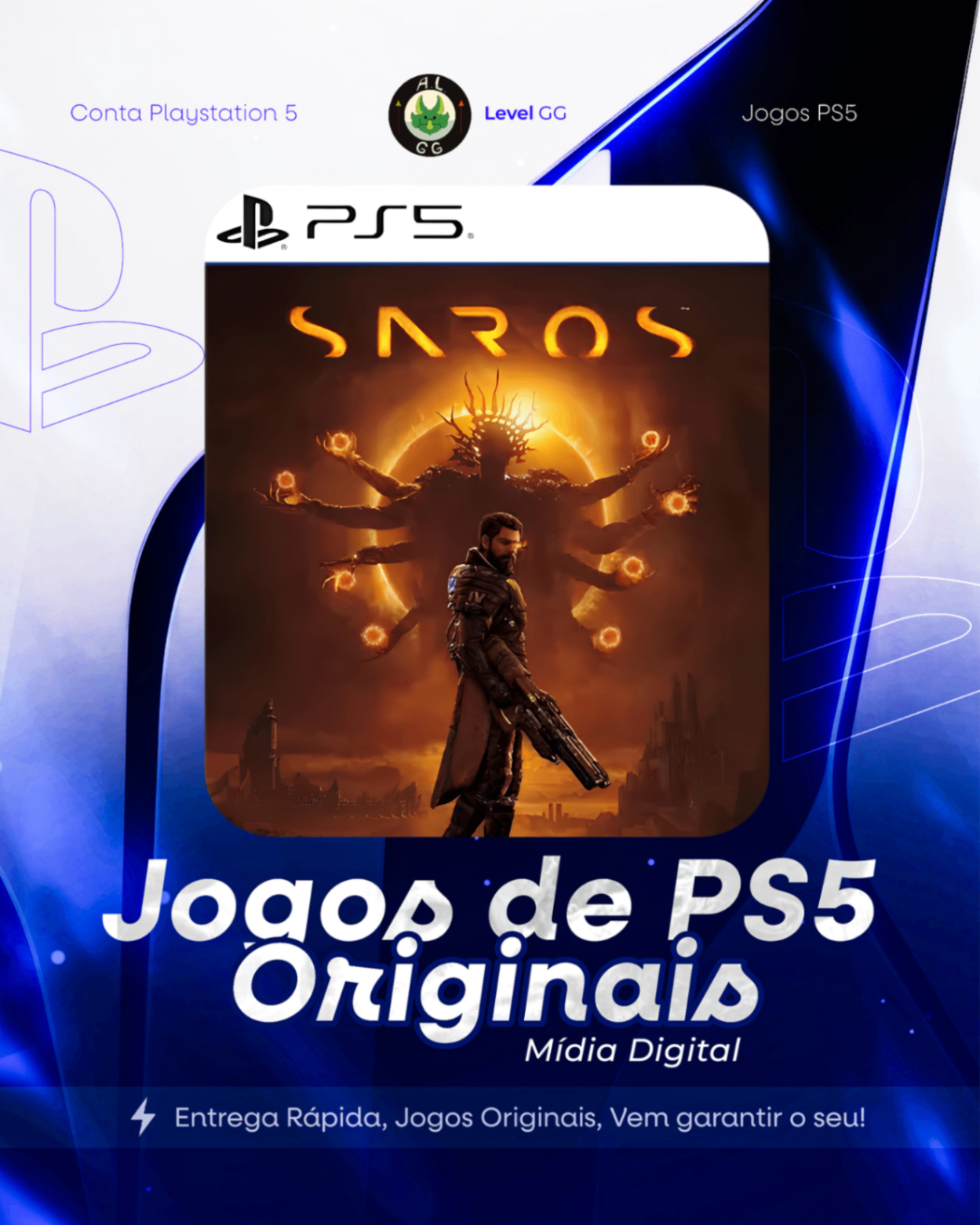 SAROS - Ps5 Mídia digital Primária