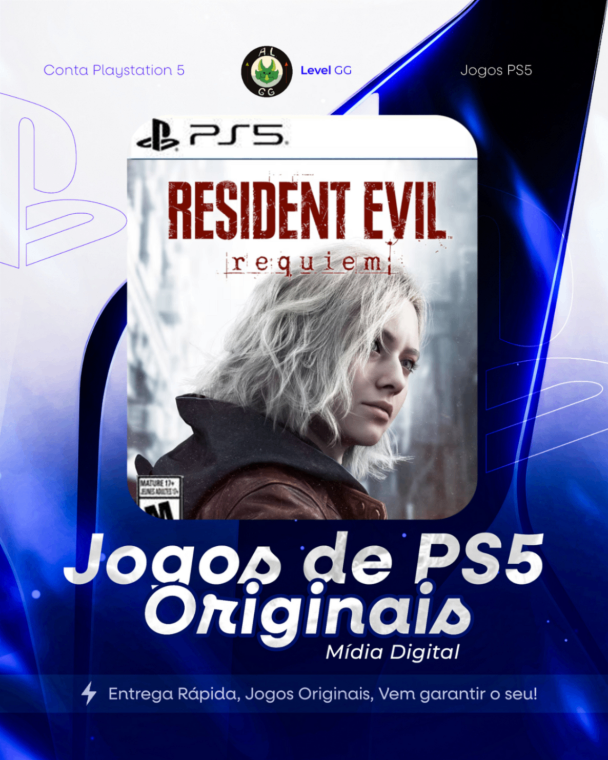 Resident Evil Requiem - Ps5 Mídia digital Primária