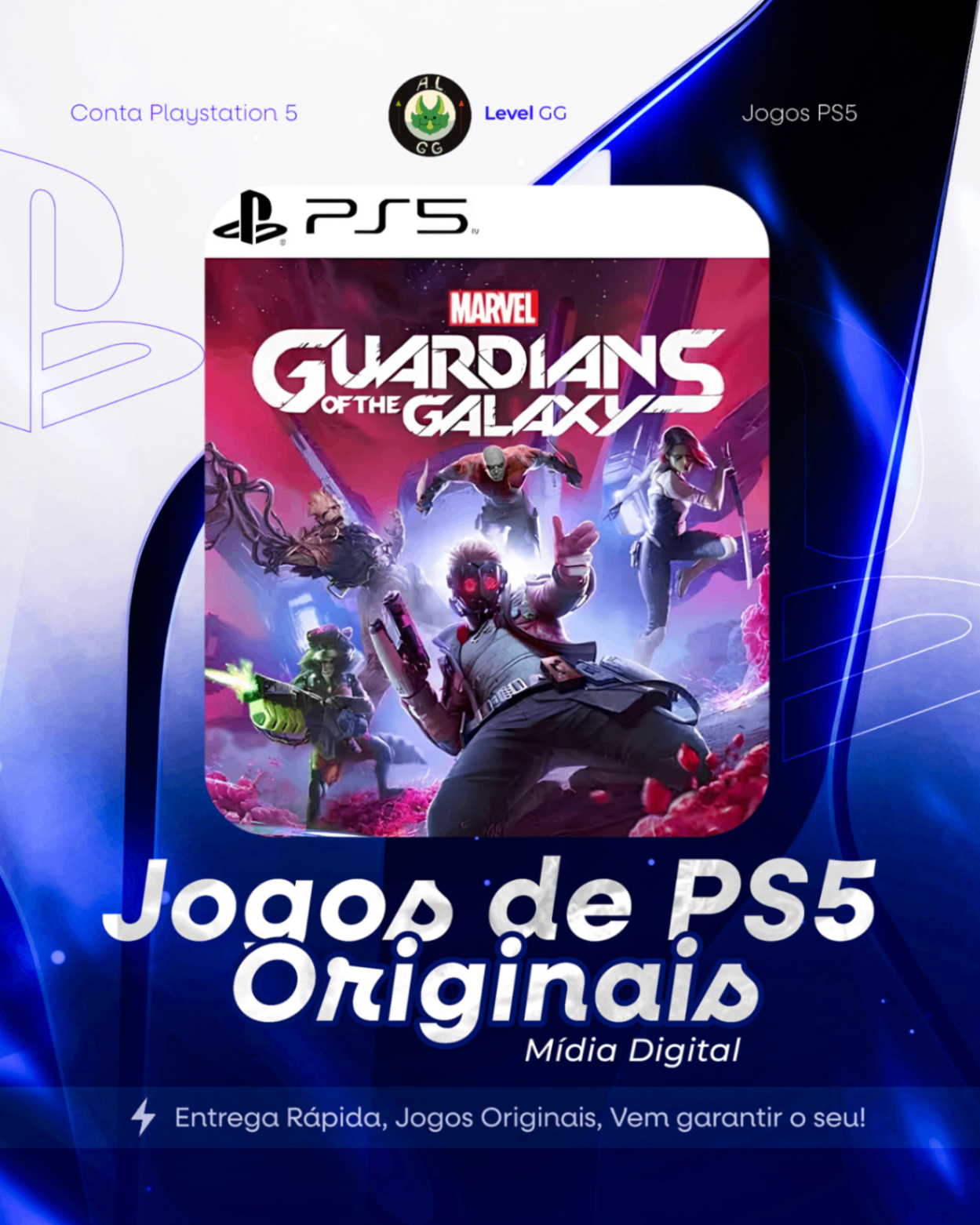 Marvel’s Guardians of the Galaxy - Ps5 Mídia digital Primária