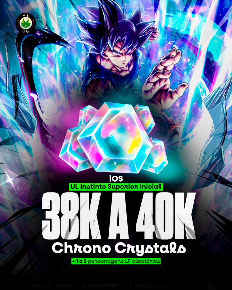 [IOS] CONTA GOKU FIRST SIGN + 38K A 40K DE CHRONO CRYSTALS + 1-5 LFS | DRAGON BALL LEGENDS