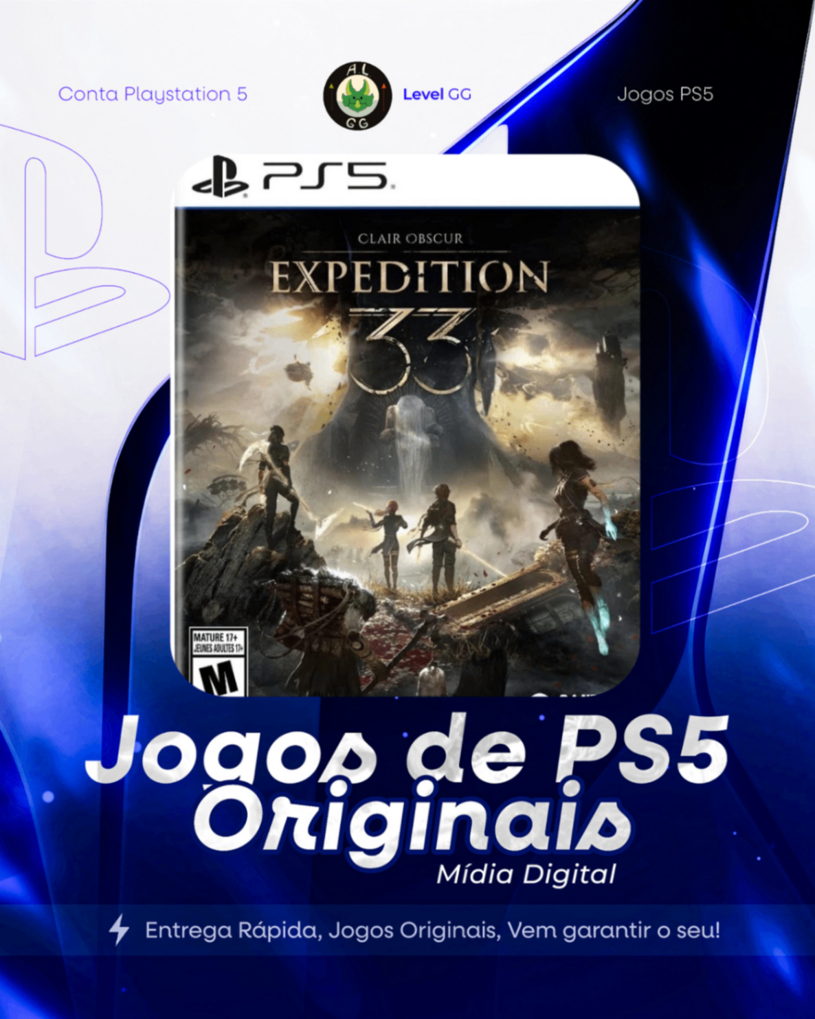 Clair Obscur: Expedition 33- Ps5 Mídia Digital Primaria