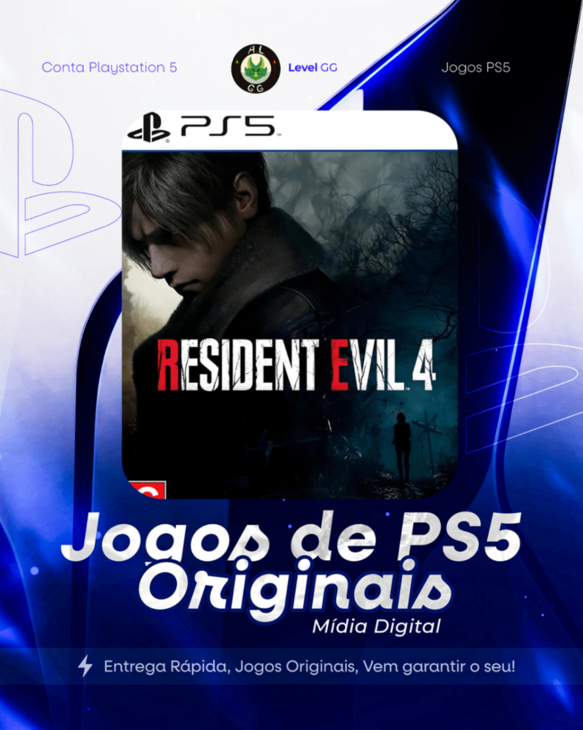 Resident Evil 4 Remake - Ps5 Mídia digital Primária