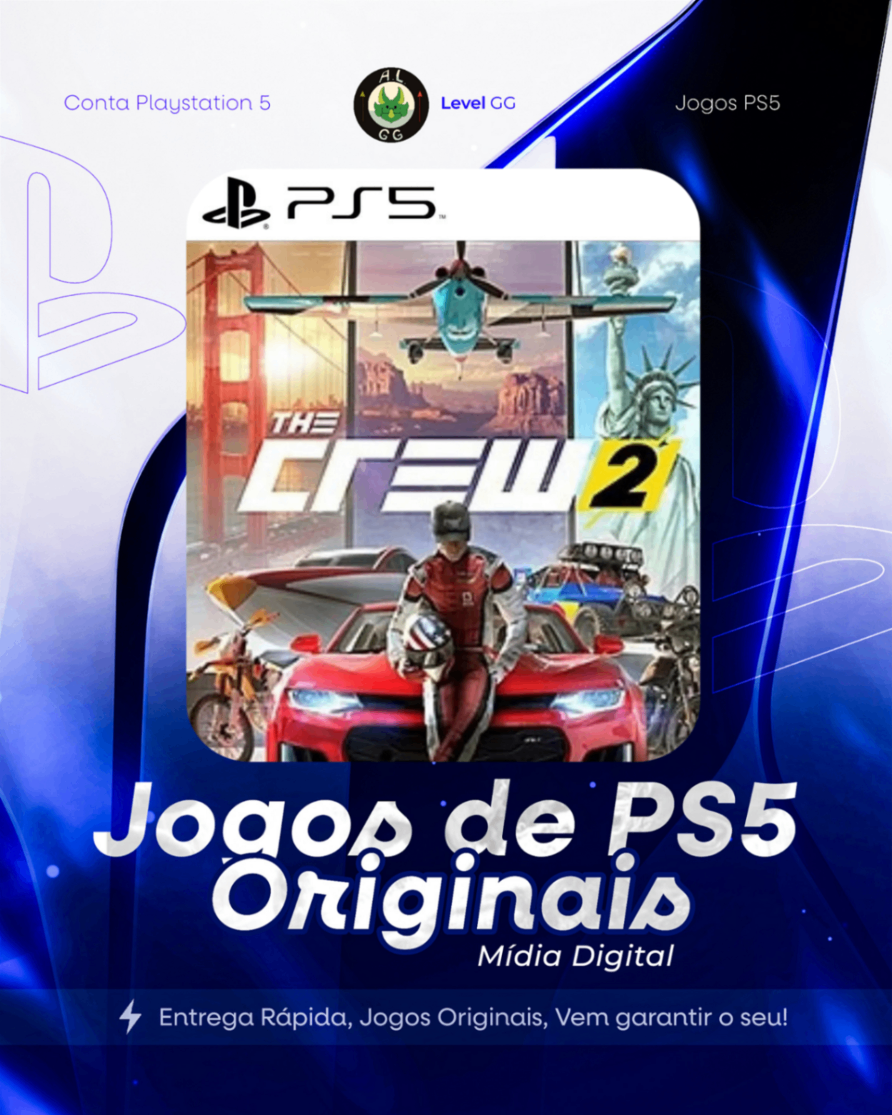 The Crew® 2 - Ps5 Mídia Digital Primaria
