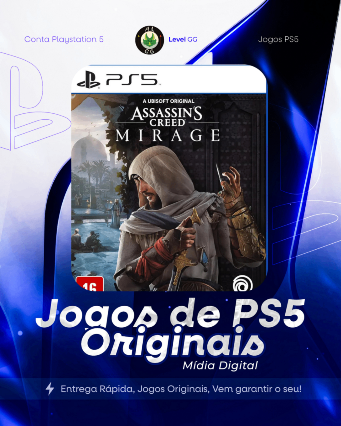 Assassin's Creed® Mirage - Ps5 Mídia Digital Primaria