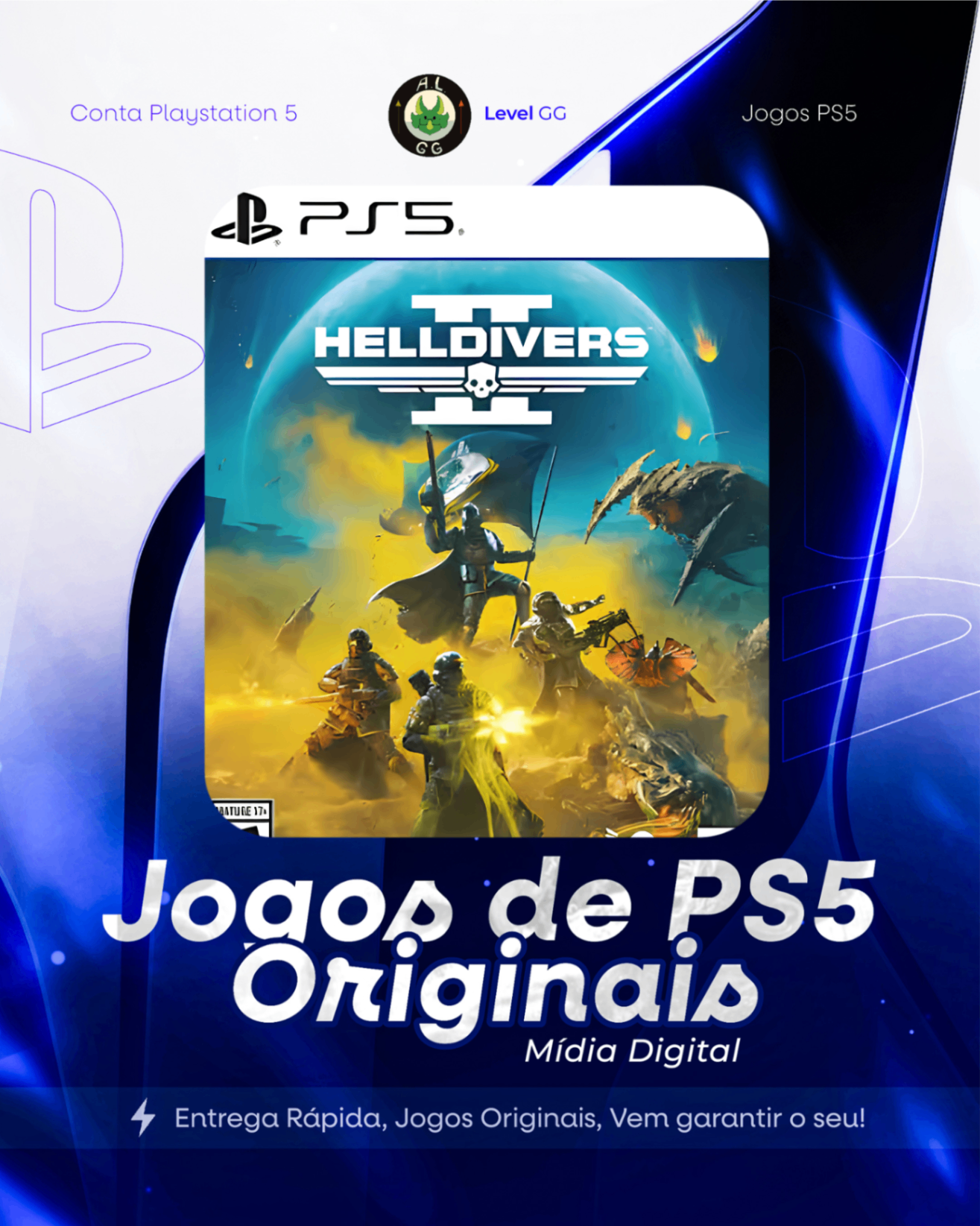 Helldivers™ 2 - Ps5 Mídia digital Primária