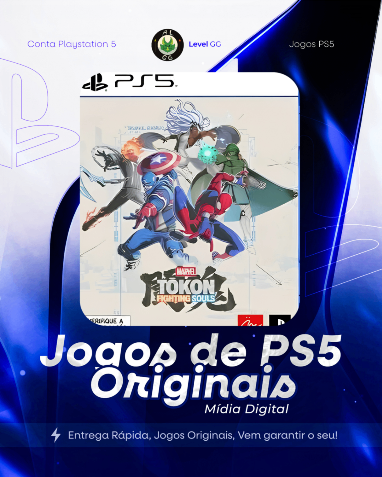 MARVEL Tōkon: Fighting Souls - Ps5 Mídia digital