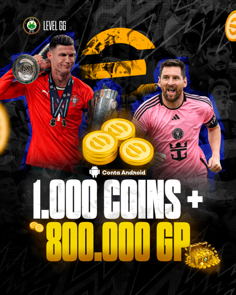 [ANDROID] CONTA 1.000 COINS + 800.000 GP