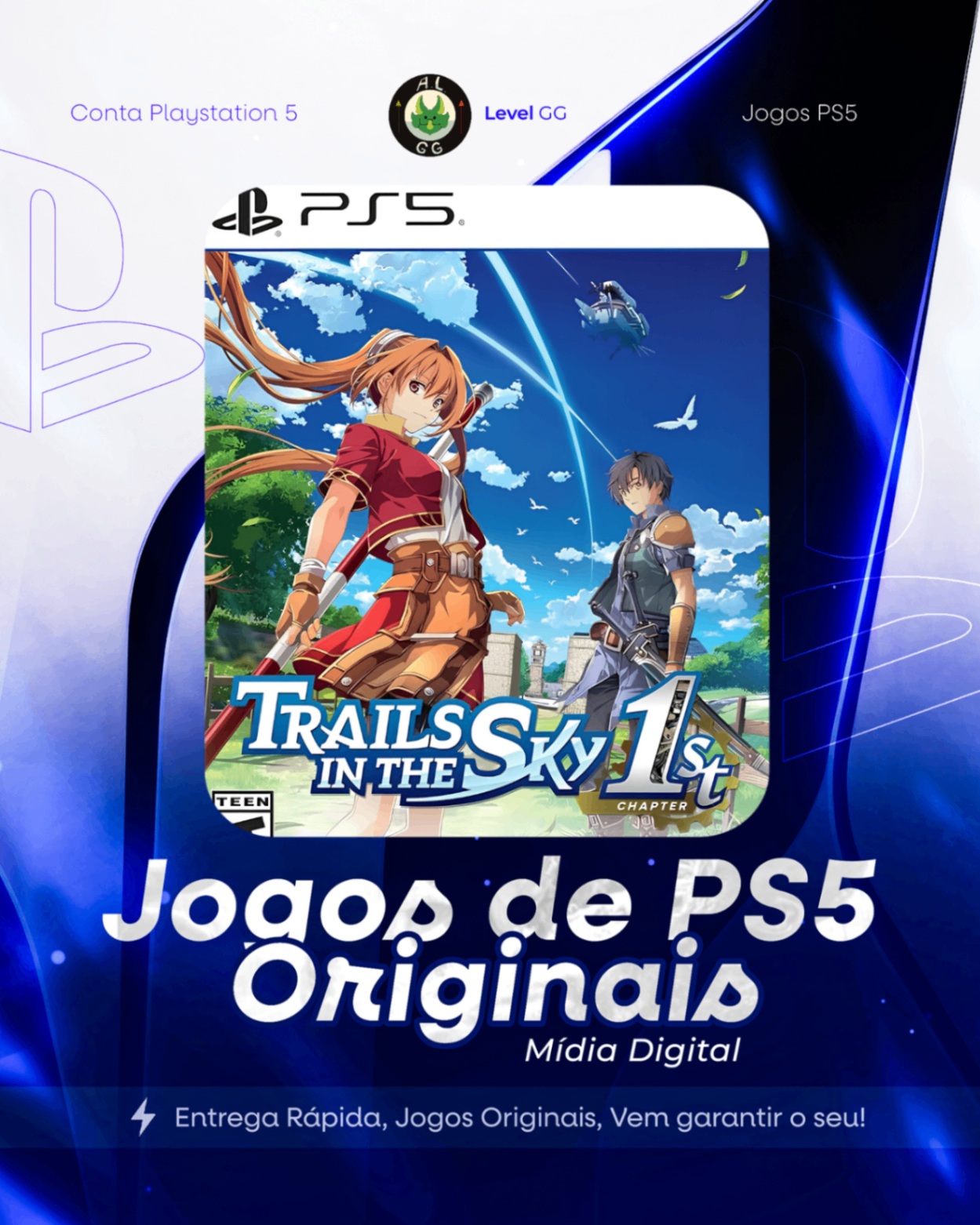 Trails in the Sky 1st Chapter - Ps5 Mídia digital Primária
