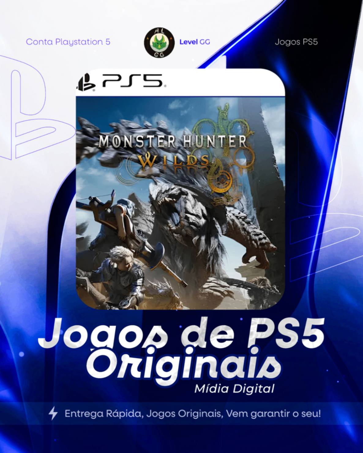 Monster Hunter Wilds - Ps5 Mídia digital Primária