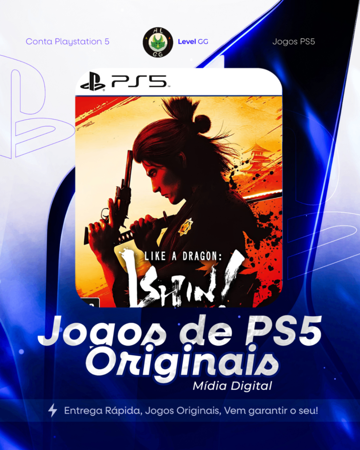 Like a Dragon: Ishin - Ps5 Mídia digital Primária