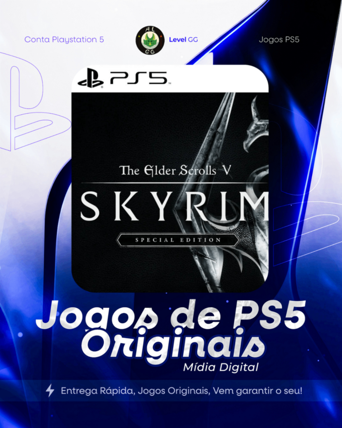The Elder Scrolls V: Skyrim Special Edition - Ps5 Mídia Digital Primaria