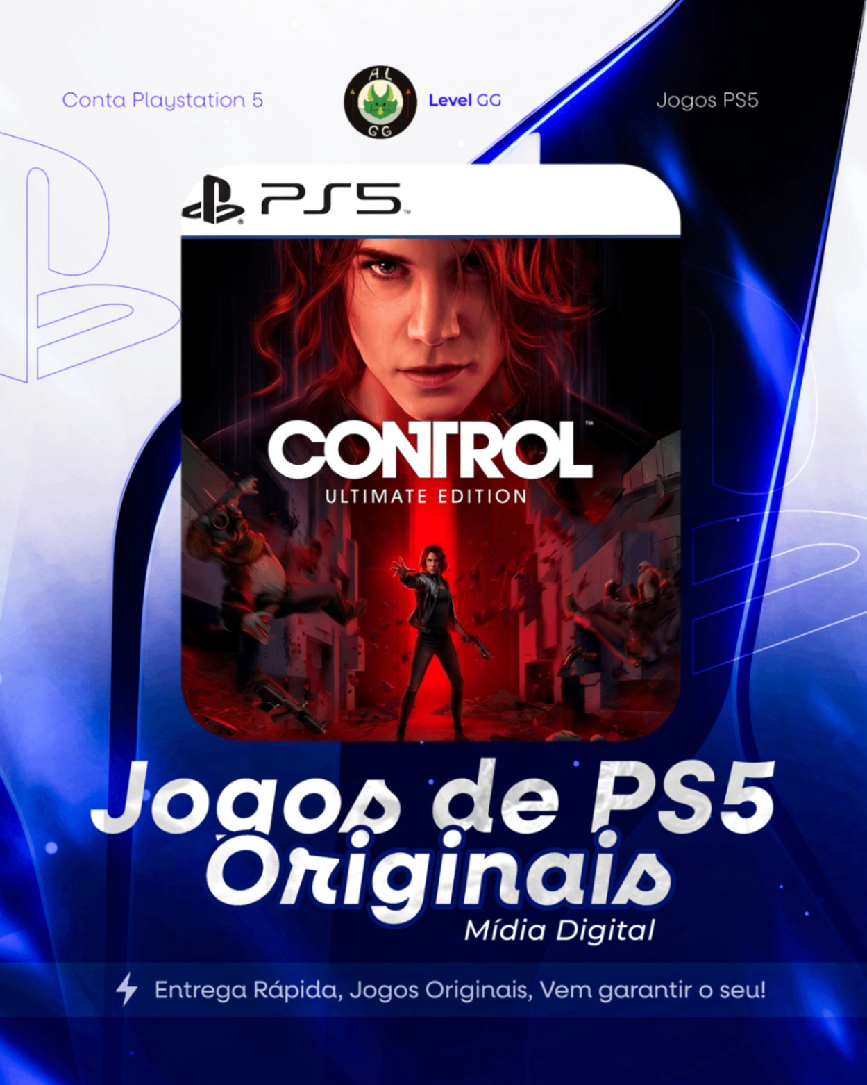 Control: Ultimate Edition - Ps5 Mídia digital Primária