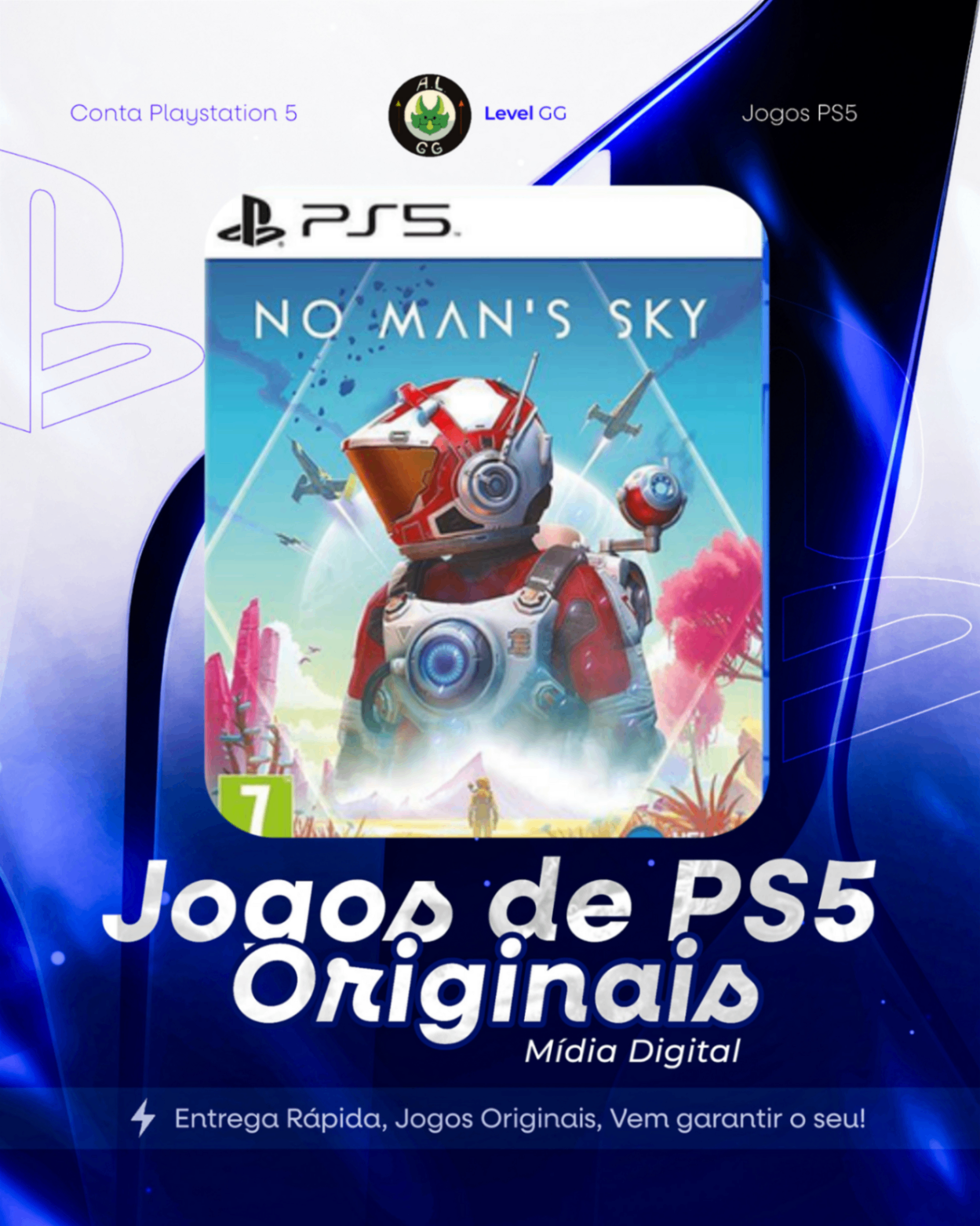 No Man's Sky - Ps5 Mídia Digital Primaria