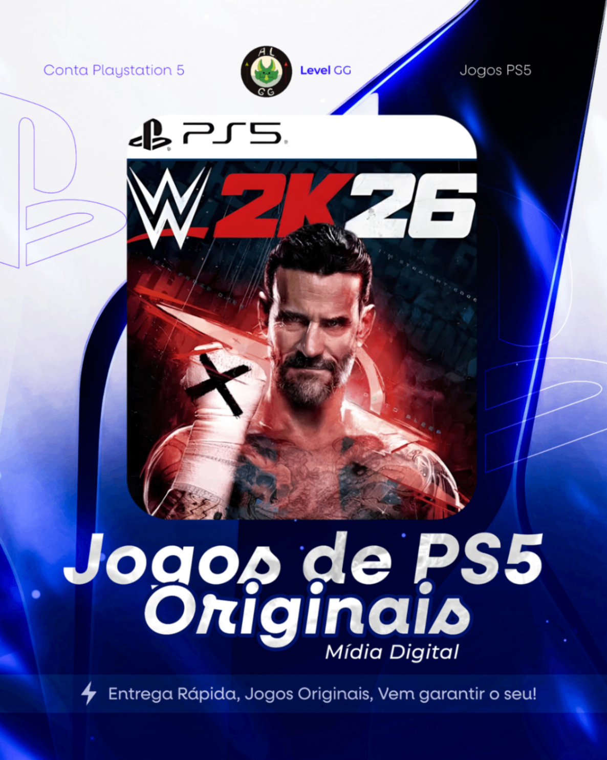 WWE 2K26 - Ps5 Mídia digital Primária