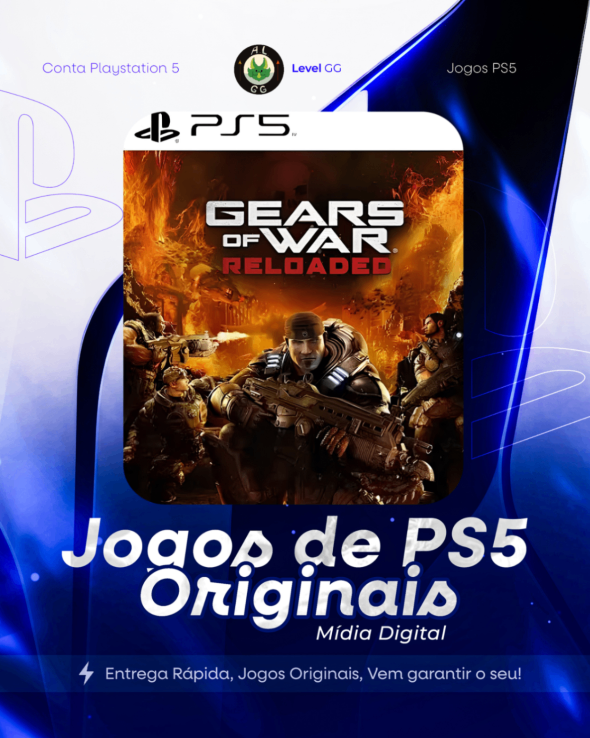Gears of War: Reloaded - Ps5 Mídia digital Primária