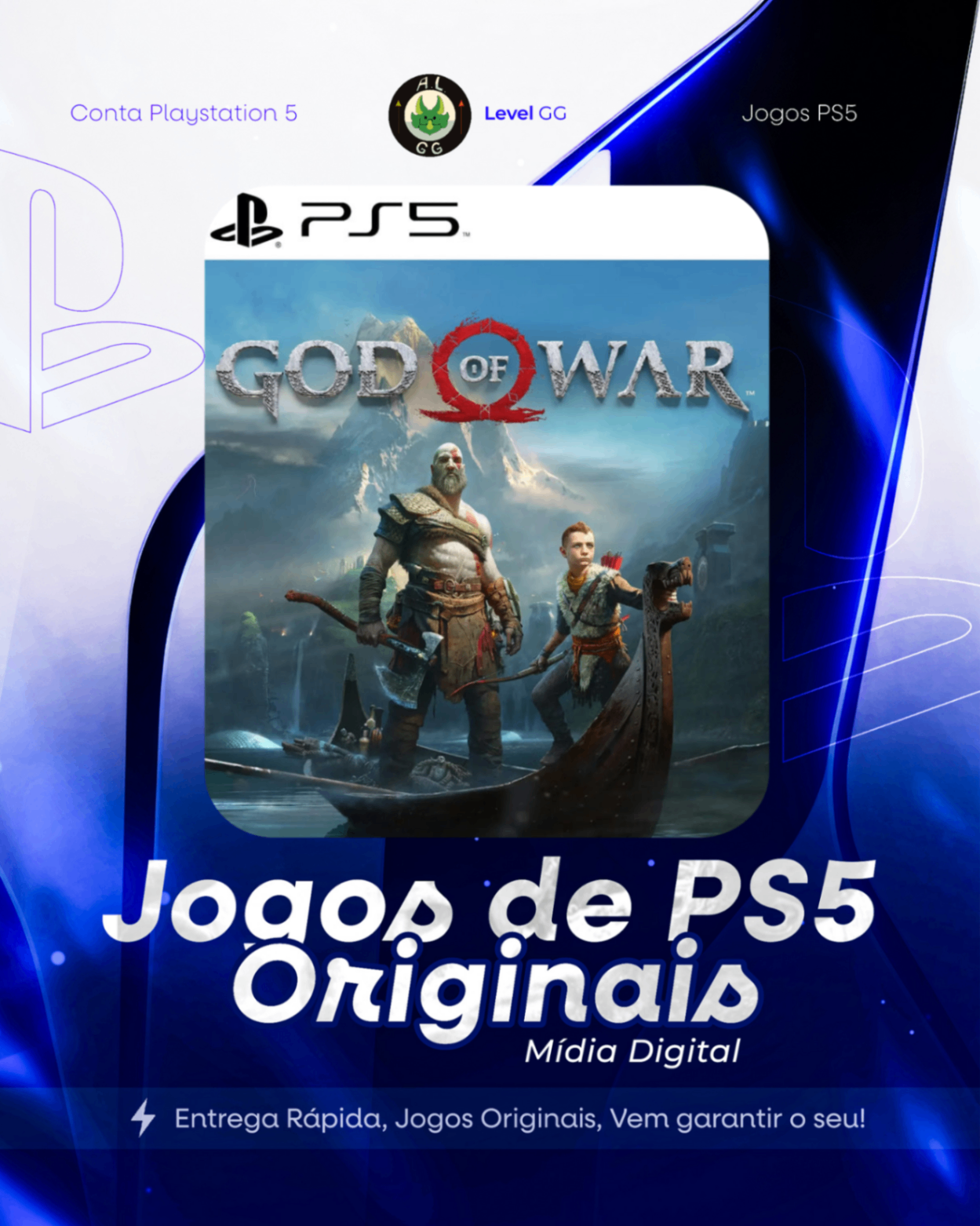 God of War - Ps5 Midia Digital Primaria