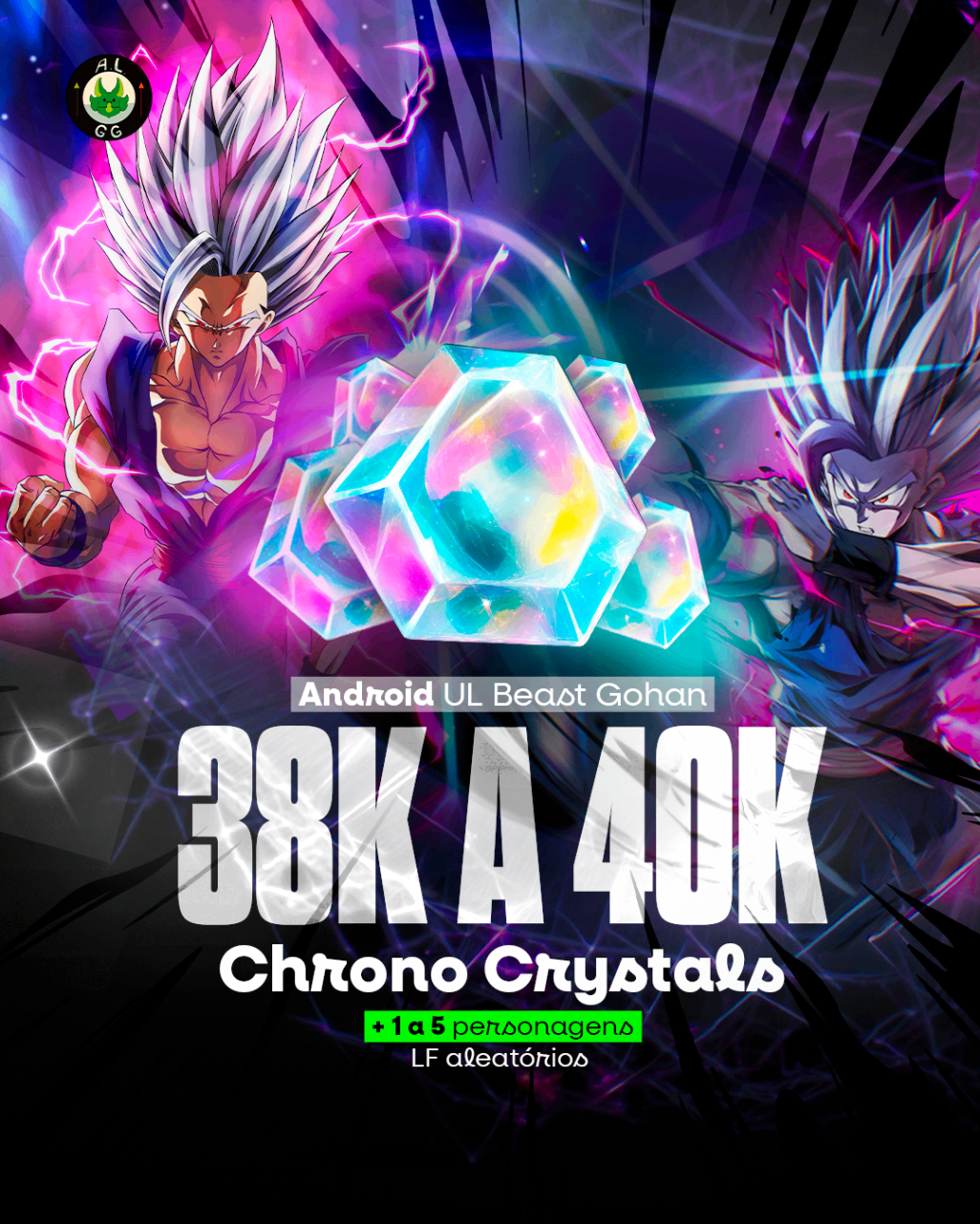 [ANDROID] CONTA GOHAN BEAST + 38K A 40K DE CHRONO CRYSTALS + 1-5 LFS | DRAGON BALL LEGENDS