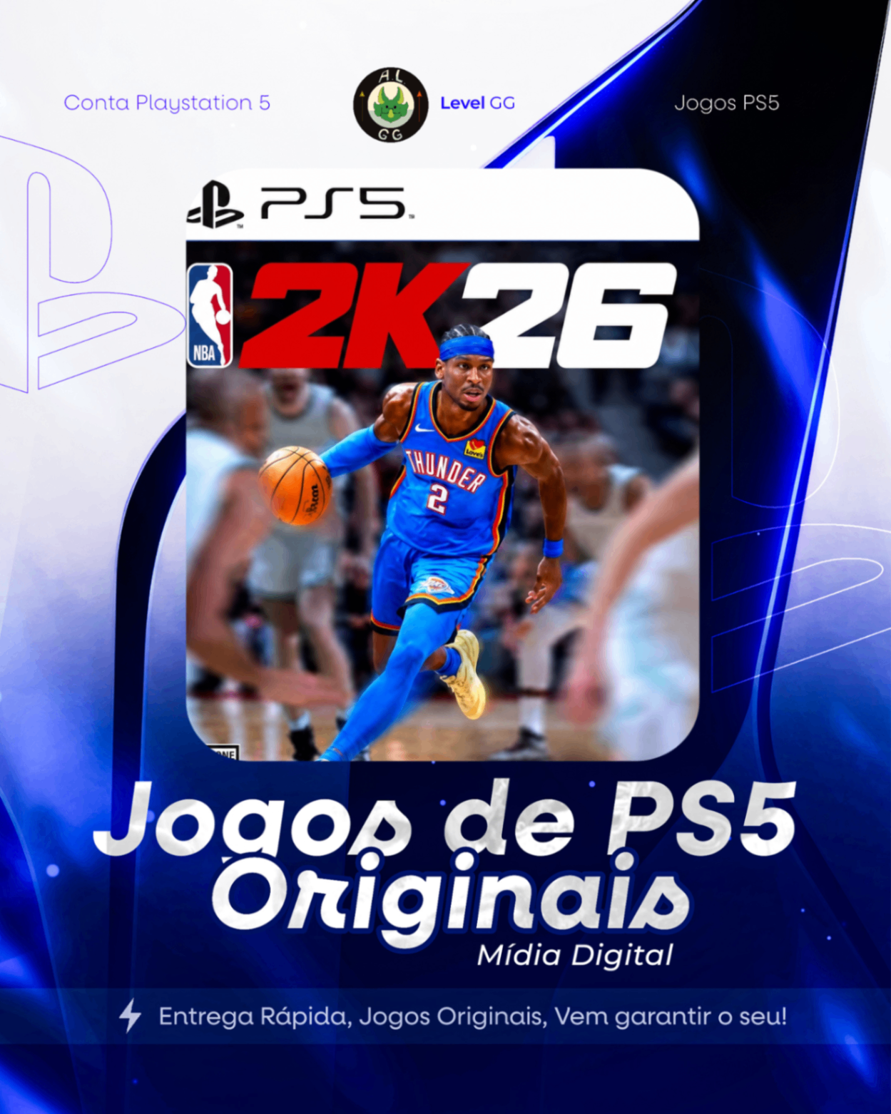 NBA 2K26 - Ps5 Mídia digital Primária