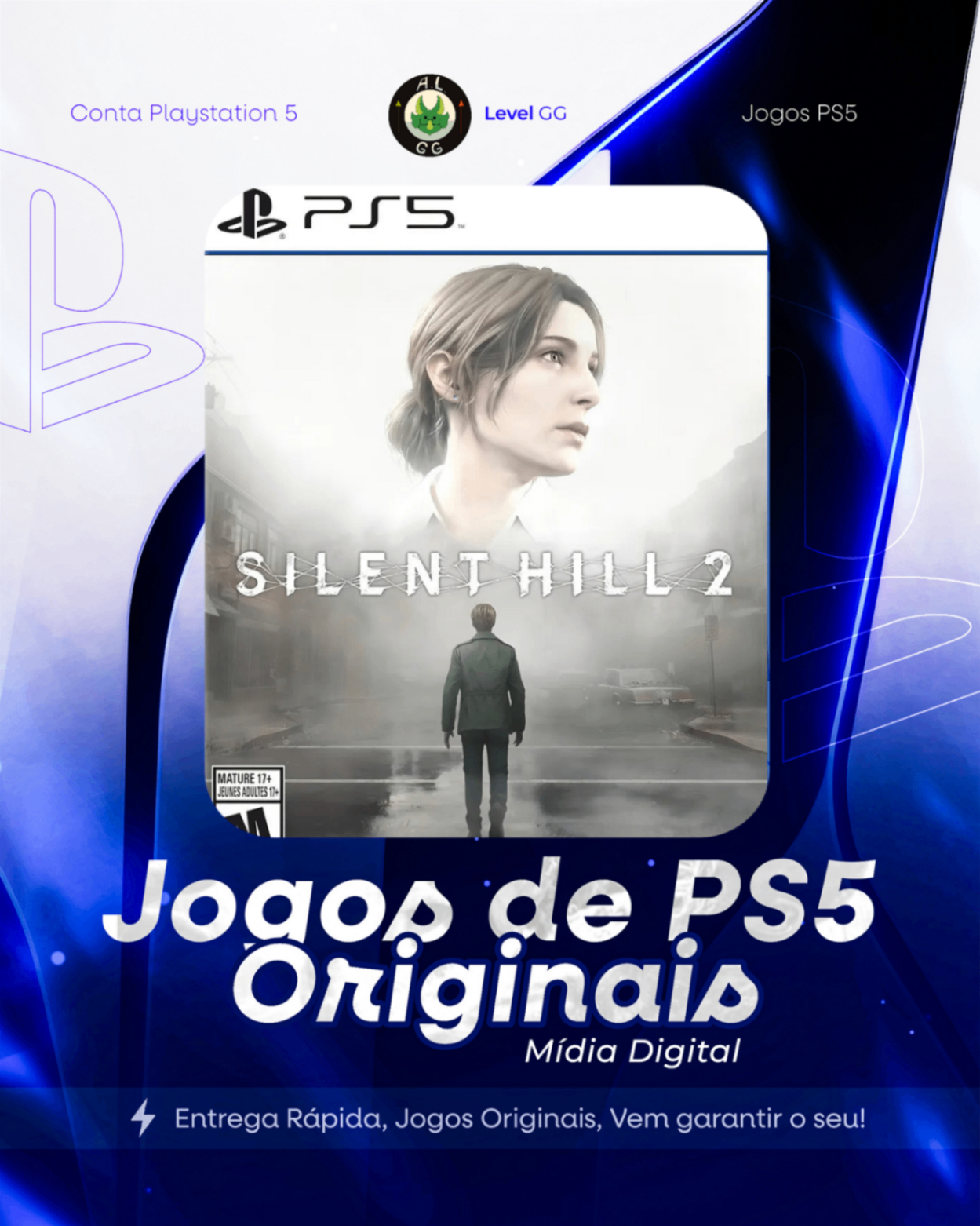 Silent Hill 2 - Ps5 Mídia digital Primária