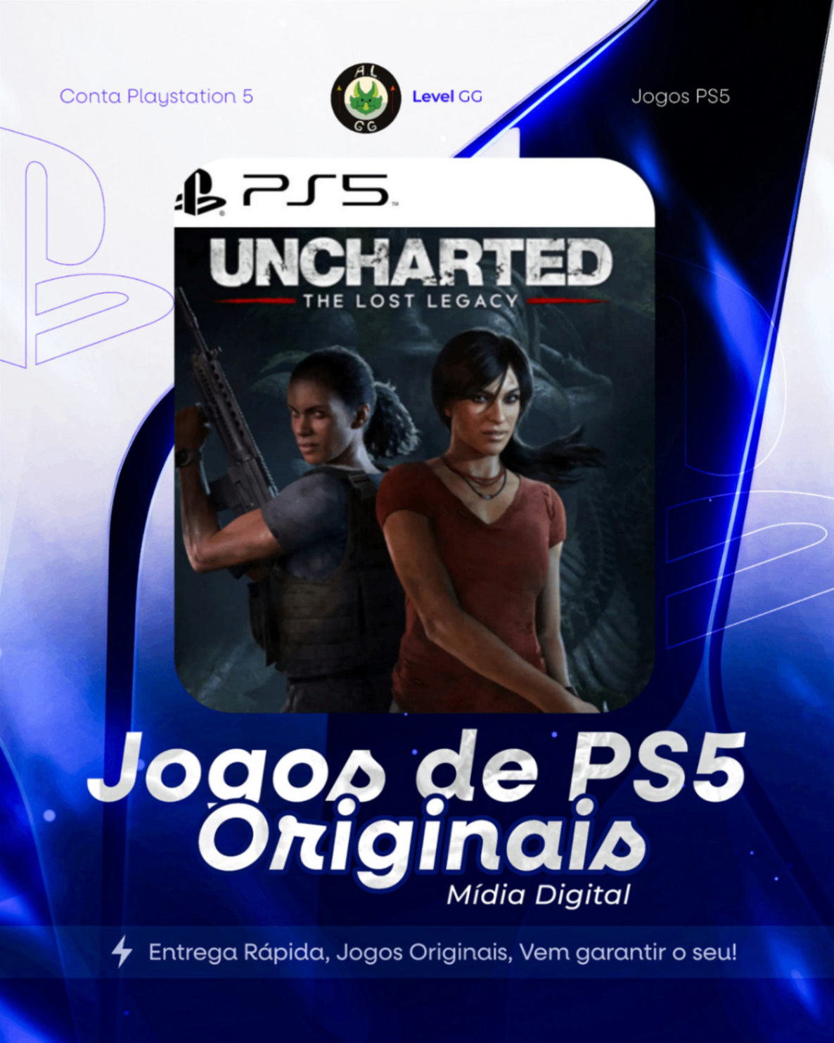UNCHARTED: The Lost Legacy - Ps5 Mídia Digital Primaria
