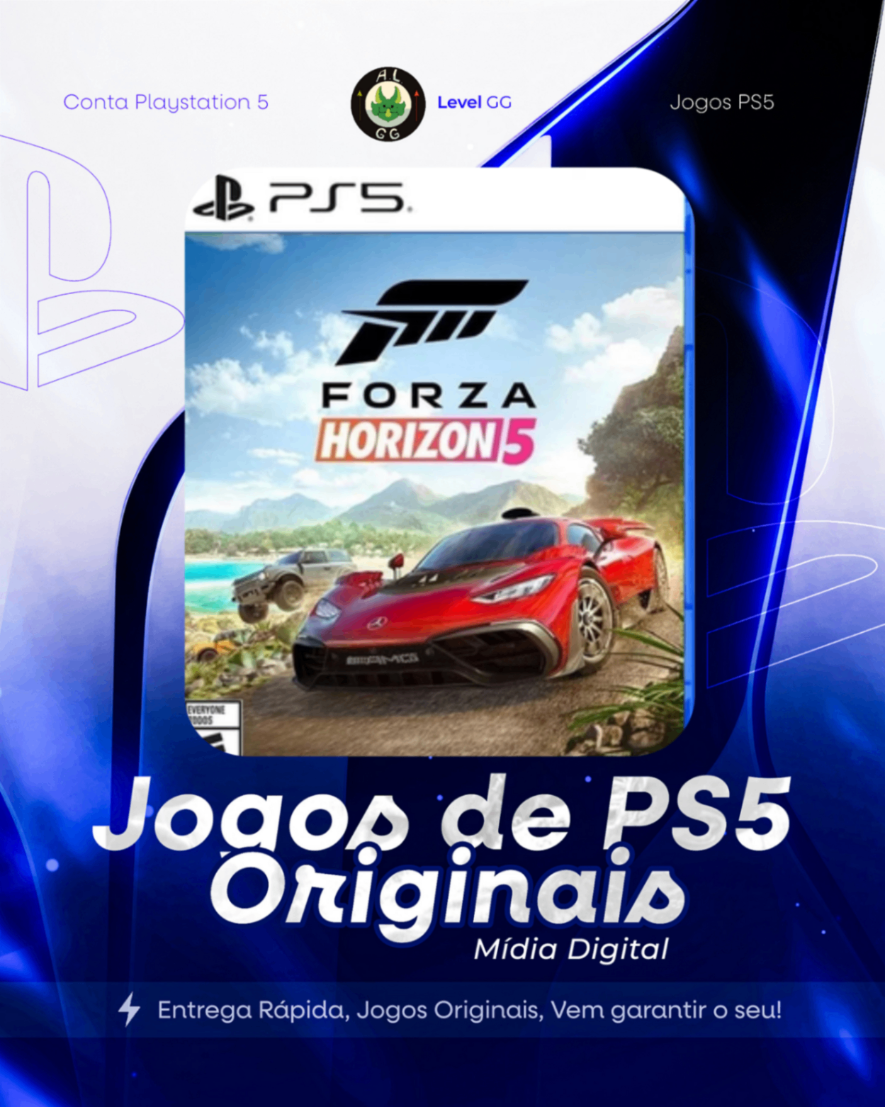 Forza Horizon 5  - Ps5 Mídia Digital Primaria