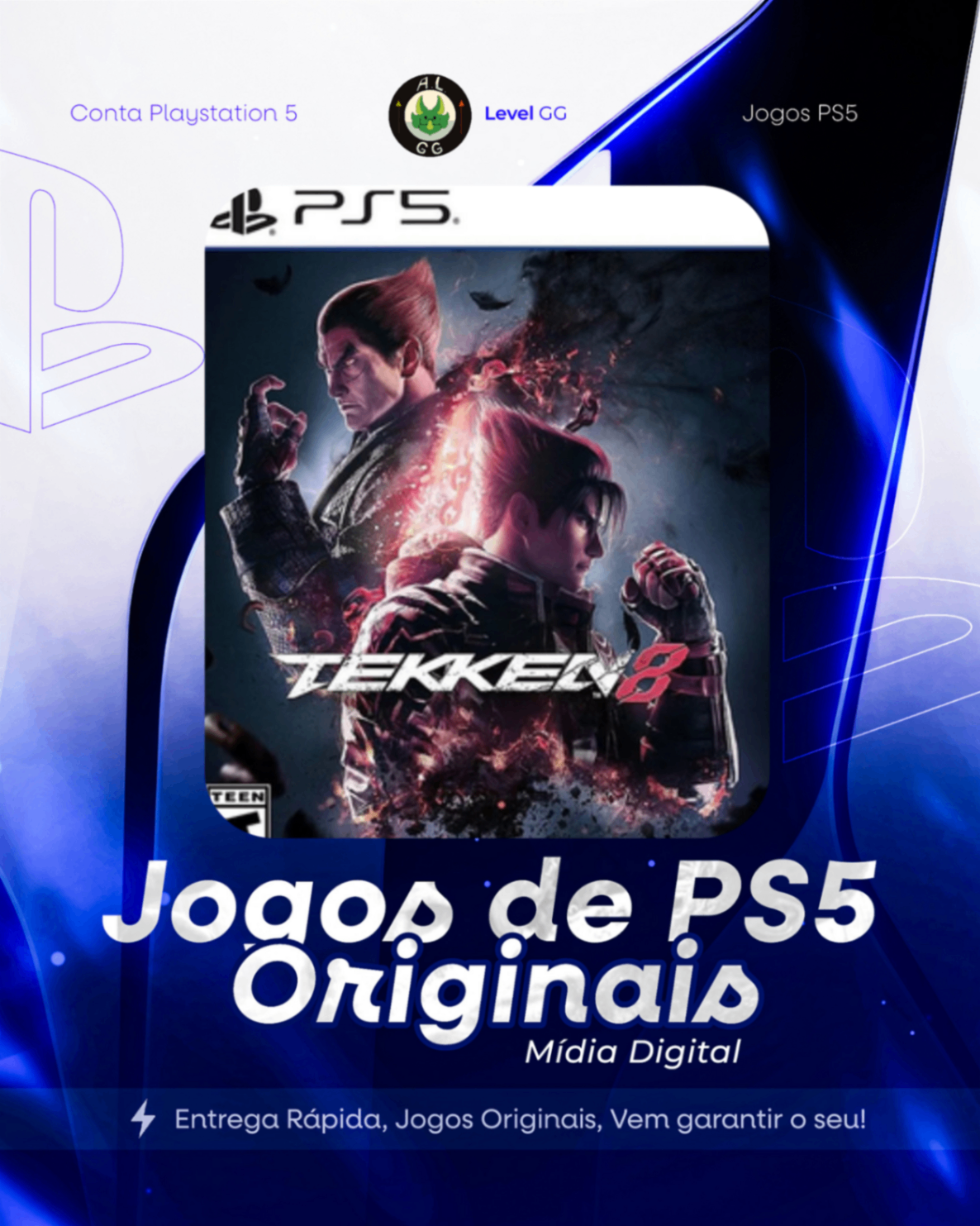 TEKKEN 8 - Ps5 Mídia Digital Primaria